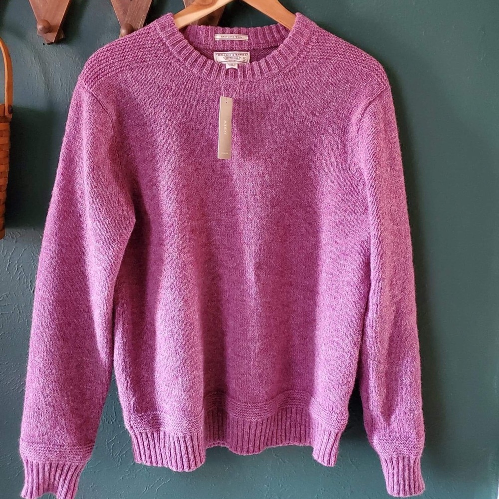 J. Crew wool sweater with suede elbow patches